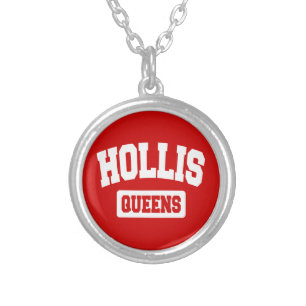 Hollis, Queens, NYC Silver Plated Necklace