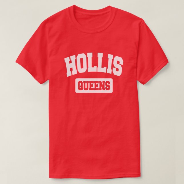 Hollis, Queens, NYC T-Shirt (Design Front)