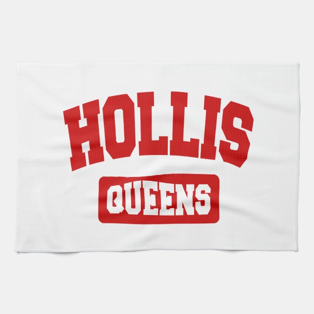 Hollis, Queens, NYC Towel (Horizontal)