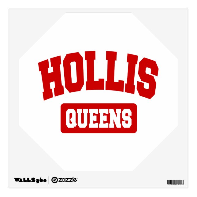 Hollis, Queens, NYC Wall Decal (Front)