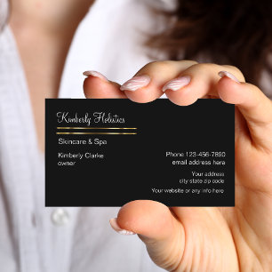 Hollistics Beauty Spa Business Card