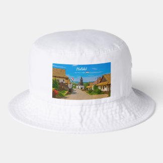 Hollókő, Hungary - Historic Village Street Bucket Hat