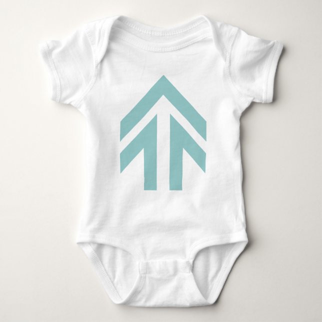 Hollow Arrow Baby Bodysuit (Front)