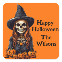 Hollow-Eyed Witch Skeleton