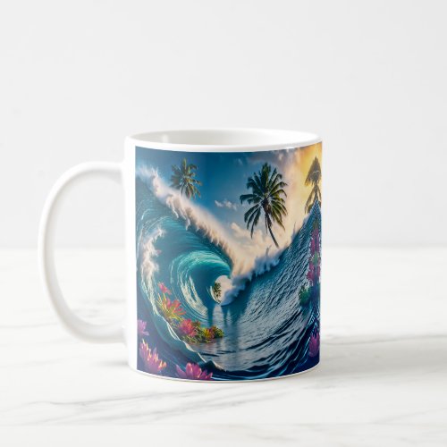 Hollow Half_Pipe wave Coffee Mug