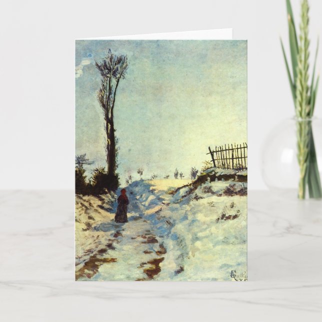 Hollow in the Snow Holiday Card (Front)