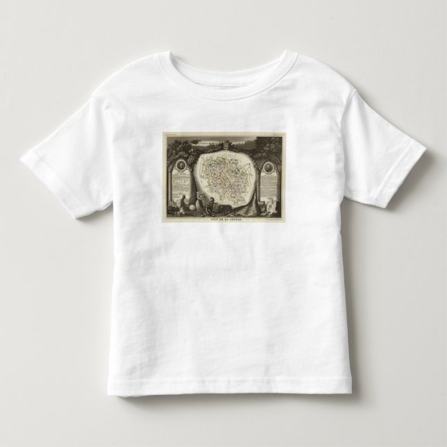 Hollow Maps Toddler T-shirt (Front)