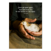 "Hollow of His hand" Card (Front)