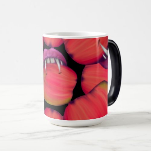 Holloween Vampire Queen Bobbing For Apples Magic Mug