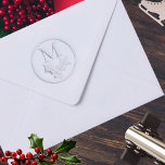 Holly and Berries Christmas Holiday Monogram Embosser<br><div class="desc">Simple and elegant holly and berries sprig monogrammed Christmas holiday design.</div>