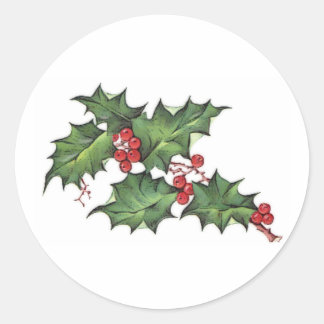 Holly and Berries | Christmas Holiday Stickers