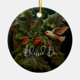 Holly and Ivy Ornament