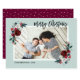 Holly and Pine Christmas Photo Card