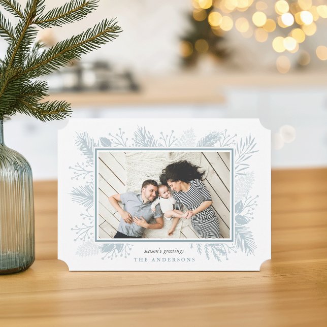 Holly and Pine | Horizontal Holiday Photo (Creator Uploaded)