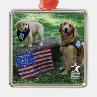 Holly and Pup Uniform ornament