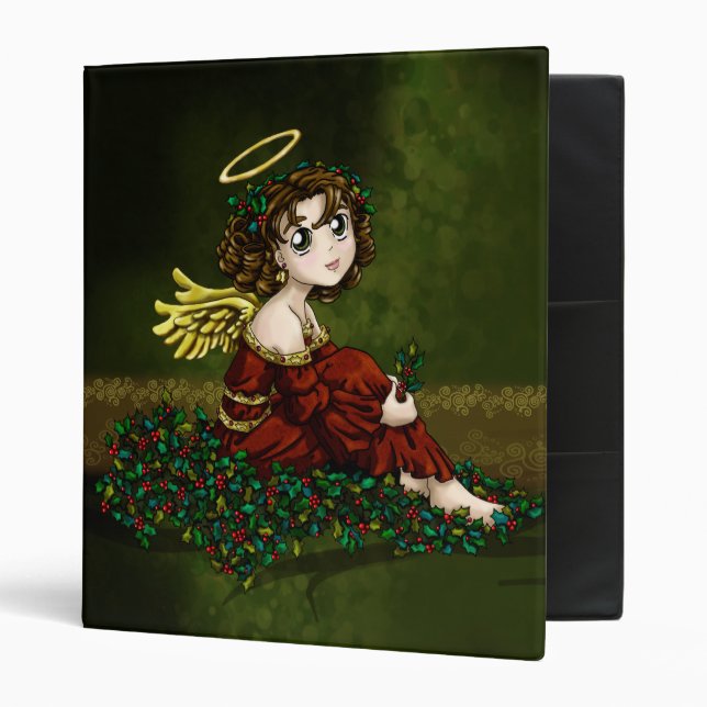 Holly Angel 3 Ring Binder (Front/Inside)