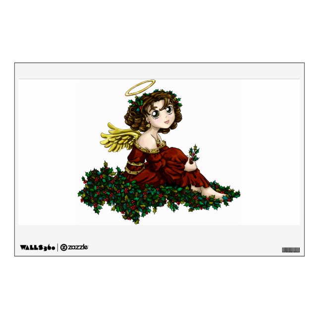 Holly Angel Wall Decal (Front)