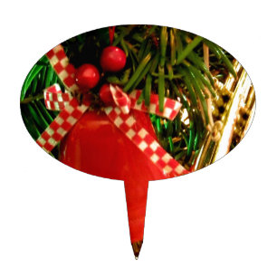 Holly Bell Cake Topper