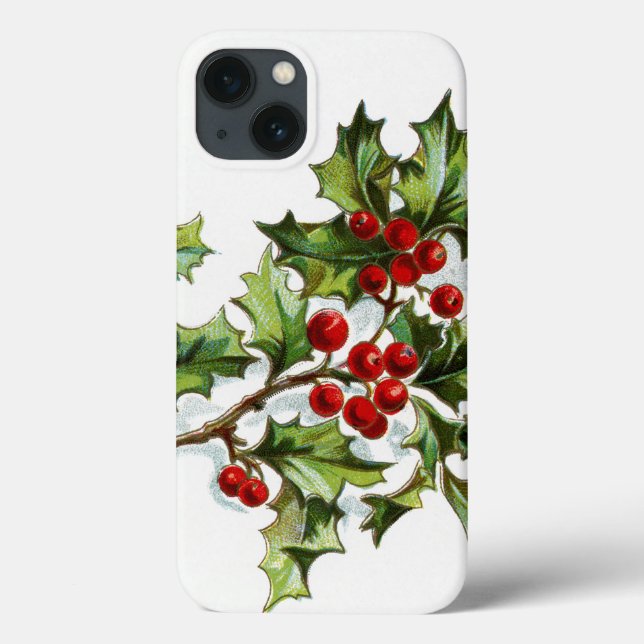Holly Berries 001 Case-Mate iPhone Case (Back)