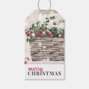 Holly Berries Christmas Gift Tags