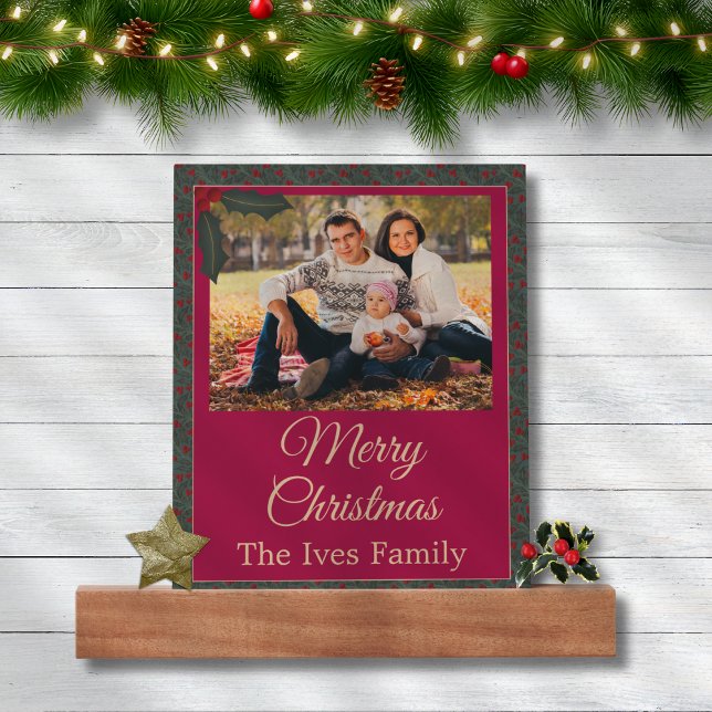 Holly Berries Christmas Picture Ledge (Creator Uploaded)