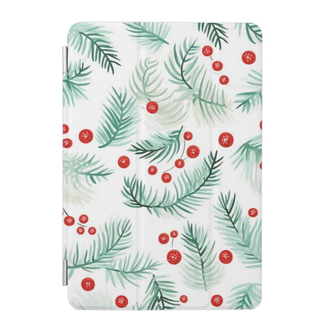 Holly Berries iPad Mini Cover (Front)