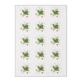 Holly Berries & Leaves Edible Frosting Rounds (Sheet)