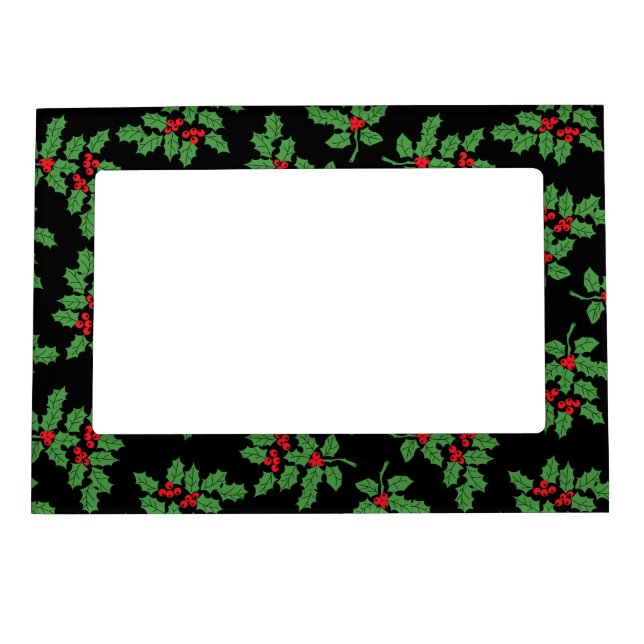 Holly Berries Magnetic Frame (Front)
