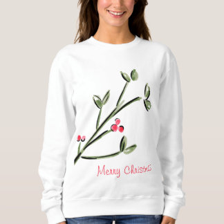 Holly & Berries Merry Christmas Sweatshirt