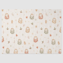 Holly Berries Snowflakes Cozy Christmas