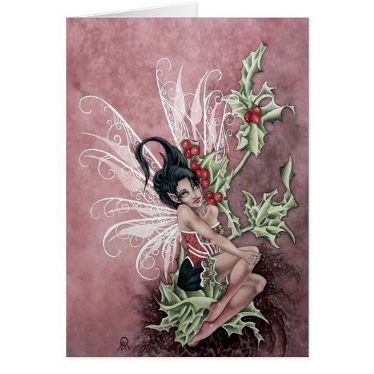 Holly Berry Faery Cards (Front)