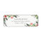Holly Berry Pine Very Merry Christmas Address