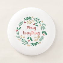 Holly Berry Pine Wreath Merry Everything Holiday  Wham-O Frisbee
