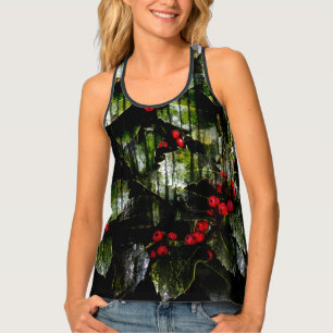 Holly Berry Womens Tank