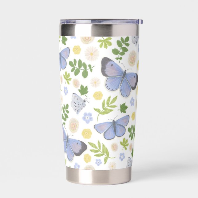 Holly BLue Insulated Tumbler (Left)