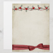 Holly Border Bow (Front/Back)