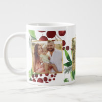 Holly Branches Photo Mug