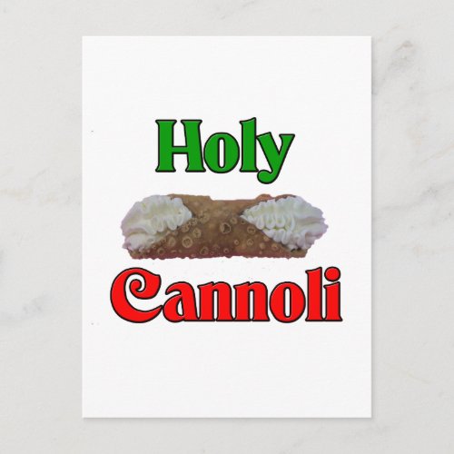 Holly Cannoli Postcard