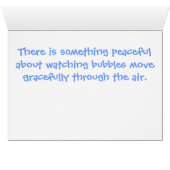 Holly Cow "Blowing Bubbles" (Inside Horizontal (Bottom))