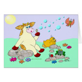 Holly Cow "Blowing Bubbles" (Front Horizontal)