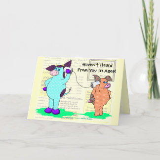 Holly Cow  "Call Me!" Card