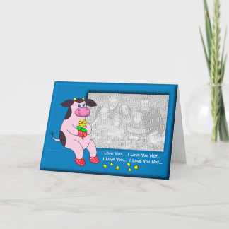 Holly Cow "Love You Love You Love You" Holiday Card