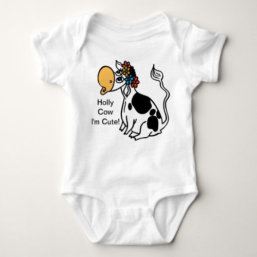 Holly Cow T_Shirt Baby Bodysuit