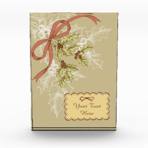 Holly-Day Sketch Holly Berries and Leaves Award