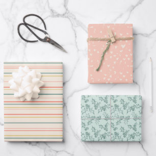 Holly Day Spirit Wrapping Paper Sheets