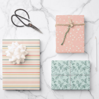 Holly Day Spirit Wrapping Paper Sheets
