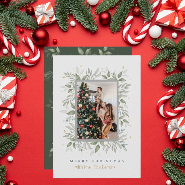 Holly Days | Merry Christmas Photo Holiday cards (Creator Uploaded)