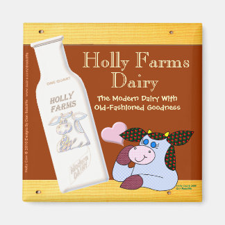 Holly Farms Dairy Magnet