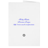 Holly Haiku Cards (Back)