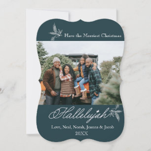 Holly Hallelujah Photo Card